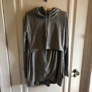 Latched Mama Petal Front Nursing Hoodie size Large